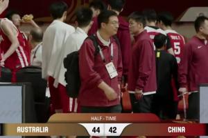 難解難分！張懿趙杰12分 張宇辰10分 中國U18半場落后澳大利亞2分配圖